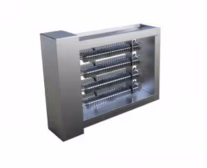 WATTCO finned tubular heating elements used in air heating systems HVAC ducts and industrial drying processes