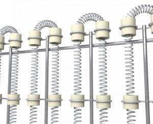 WATTCO industrial open coil heating elements for duct heaters ovens and high-performance air heating applications